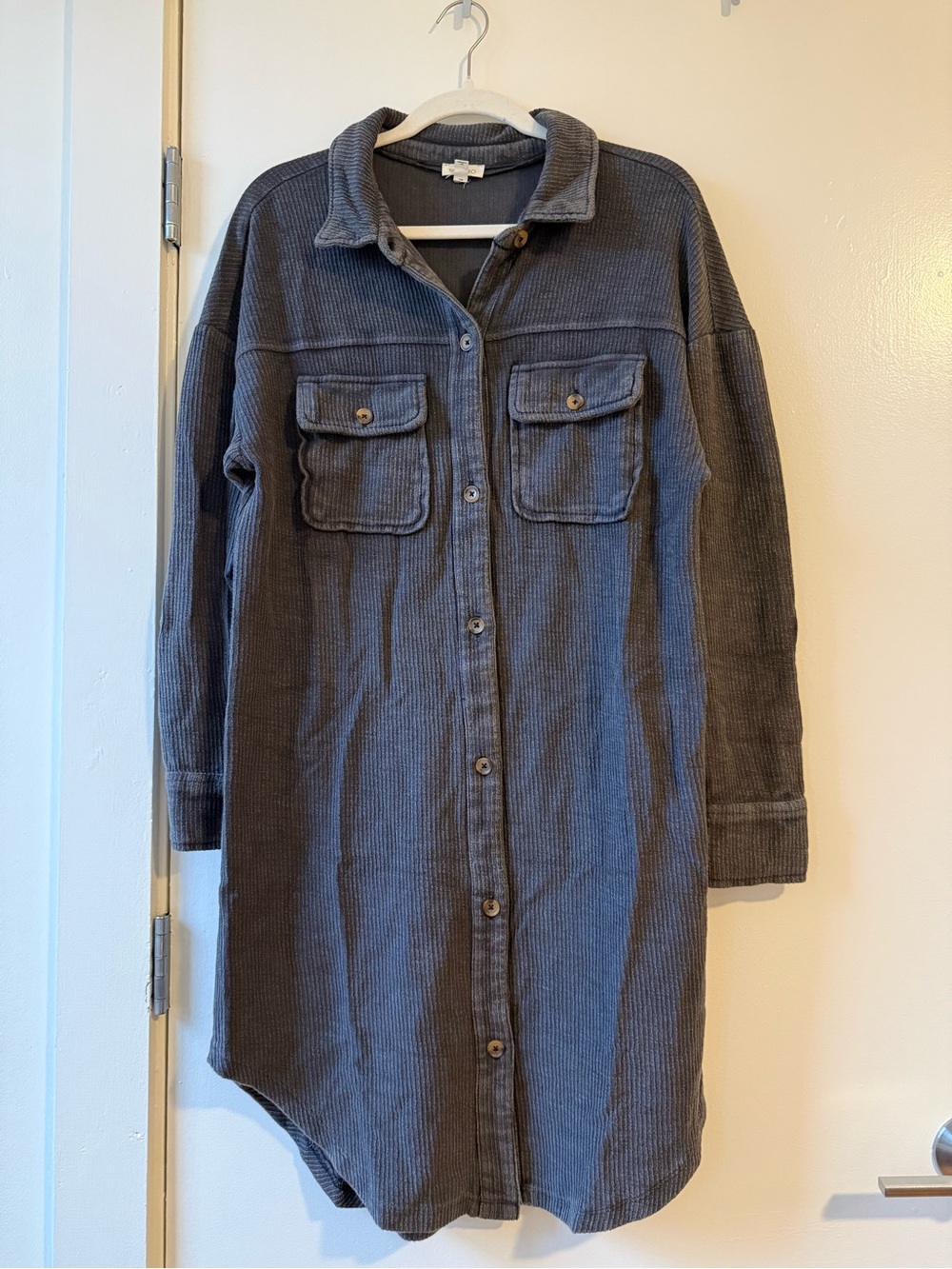 Anthropologie Duster Shacket by Pilcro
